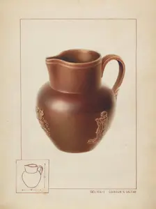 Pitcher, c. 1937. Creator: Gordon Saltar