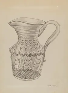 Pitcher, c. 1937. Creator: John Dana