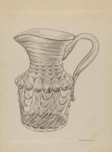 Pitcher, c. 1937. Creator: John Dana
