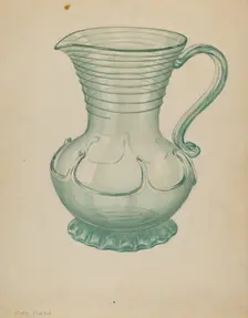 Pitcher, c. 1937. Creator: John Dana