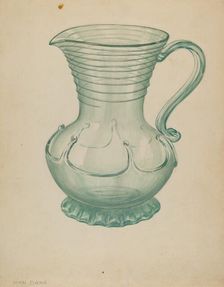 Pitcher, c. 1937. Creator: John Dana