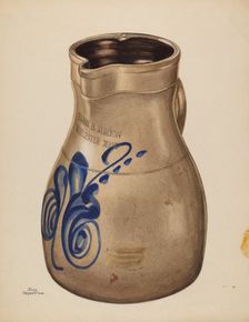 Pitcher, c. 1937. Creator: John Tarantino