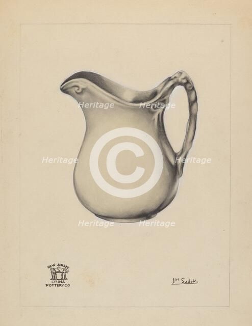 Pitcher, c. 1937. Creator: Joseph Sudek.