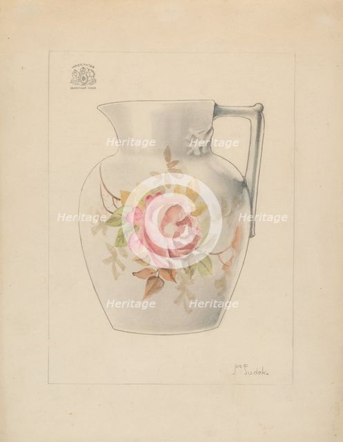 Pitcher, c. 1937. Creator: Joseph Sudek.