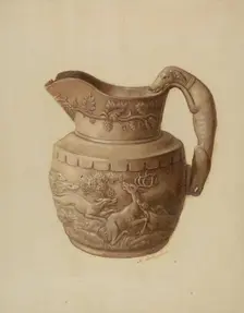 Pitcher, c. 1937. Creator: Max Soltmann