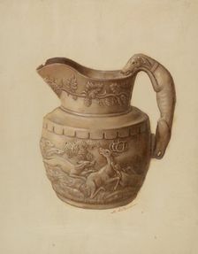 Pitcher, c. 1937. Creator: Max Soltmann