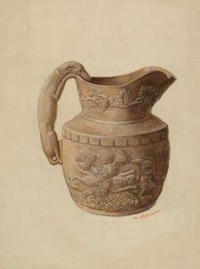 Pitcher, c. 1937. Creator: Max Soltmann