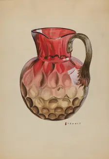 Pitcher, c. 1937. Creator: Robert Stewart