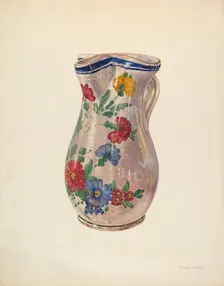 Pitcher, c. 1938. Creator: Alfred Walbeck