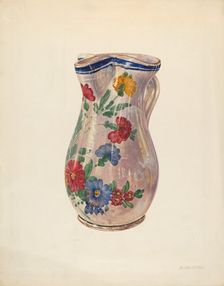 Pitcher, c. 1938. Creator: Alfred Walbeck