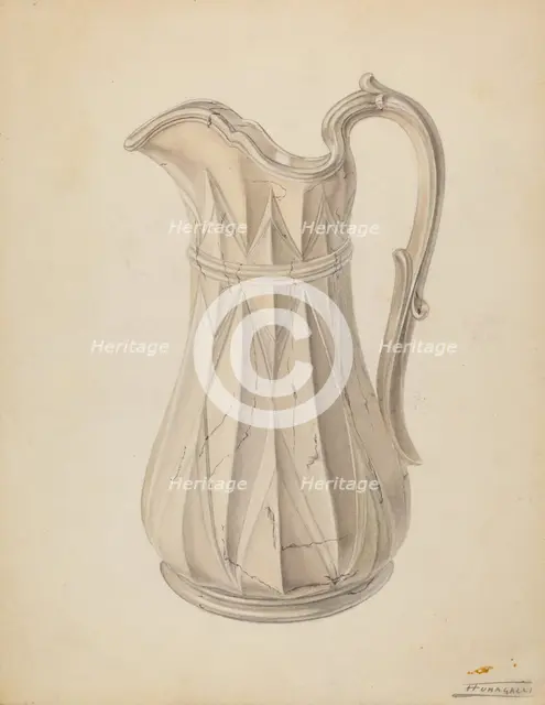 Pitcher, c. 1938. Creator: Frank Fumagalli.