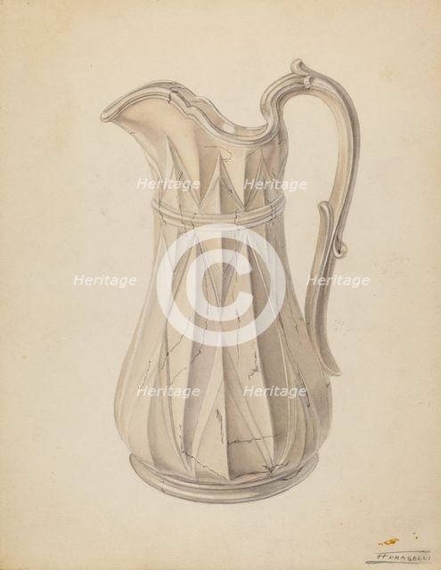 Pitcher, c. 1938. Creator: Frank Fumagalli.
