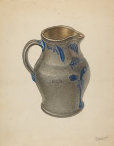 Pitcher, c. 1938. Creator: Frank Fumagalli
