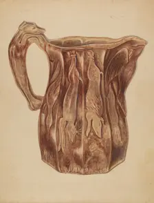 Pitcher, c. 1938. Creator: John Fisk