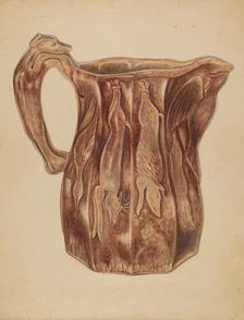 Pitcher, c. 1938. Creator: John Fisk