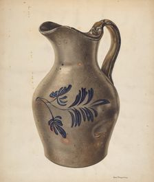 Pitcher, c. 1938. Creator: John Tarantino