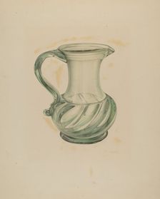 Pitcher, c. 1938. Creator: Marie Mitchell