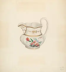 Pitcher, c. 1938. Creator: Roberta Spicer