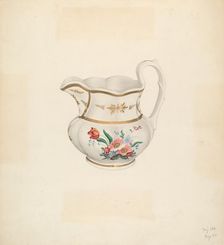 Pitcher, c. 1938. Creator: Roberta Spicer