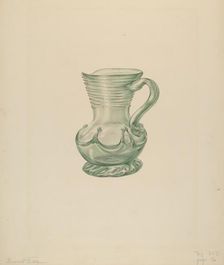 Pitcher, c. 1939. Creator: Elisabeth Fulda