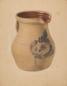 Pitcher, c. 1939. Creator: Elsie Wein