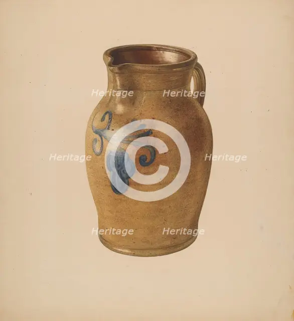Pitcher, c. 1939. Creator: Giacinto Capelli.