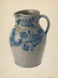 Pitcher, c. 1939. Creator: John Tarantino