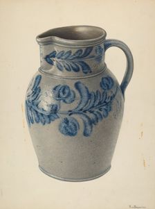 Pitcher, c. 1939. Creator: John Tarantino