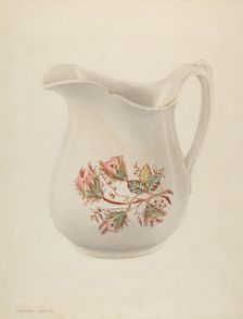 Pitcher, c. 1939. Creator: Roberta Spicer