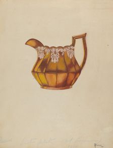Pitcher, c. 1939. Creator: Samuel O. Klein