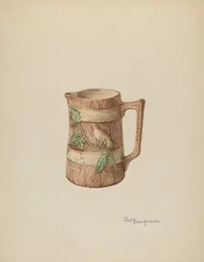 Pitcher, c. 1940. Creator: Carl Buergerniss