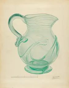 Pitcher, c. 1940. Creator: Frank Fumagalli