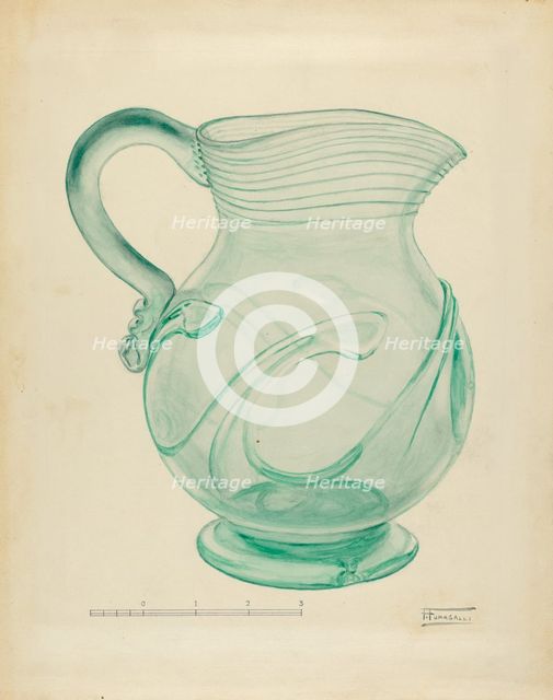 Pitcher, c. 1940. Creator: Frank Fumagalli.