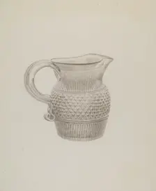 Pitcher, c. 1940. Creator: John Dana