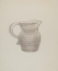 Pitcher, c. 1940. Creator: John Dana