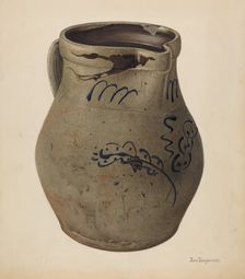 Pitcher, c. 1940. Creator: John Tarantino
