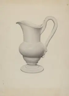 Pitcher, c. 1940. Creator: Roberta Spicer