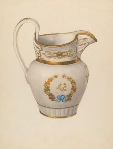 Pitcher, c. 1940. Creator: Roberta Spicer