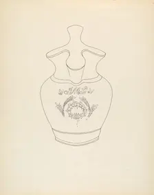 Pitcher, c. 1940. Creator: Roberta Spicer