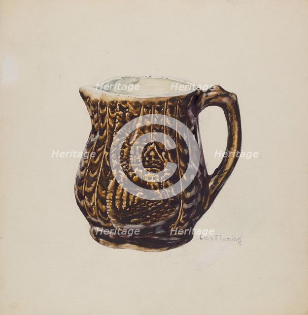 Pitcher, c. 1941. Creator: Elmo Fleming.