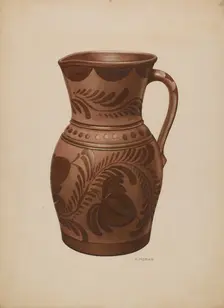 Pitcher, c. 1941. Creator: Henry Moran