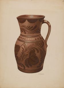 Pitcher, c. 1941. Creator: Henry Moran