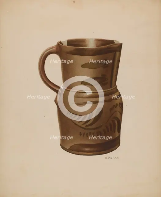 Pitcher, c. 1941. Creator: Henry Moran.