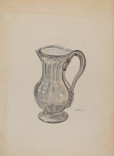 Pitcher, c. 1941. Creator: Joseph Mitry