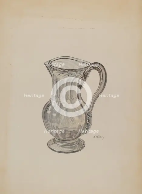 Pitcher, c. 1941. Creator: Joseph Mitry.