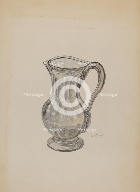 Pitcher, c. 1941. Creator: Joseph Mitry.
