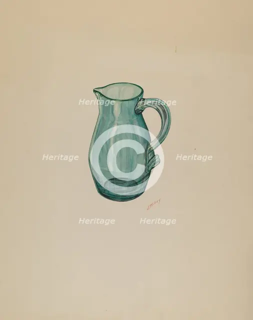 Pitcher, c. 1941. Creator: Joseph Mitry.