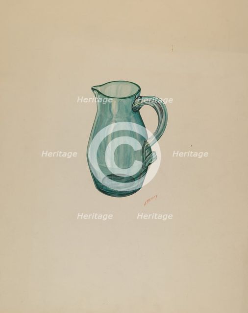 Pitcher, c. 1941. Creator: Joseph Mitry.