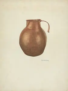 Pitcher (Ecclesiastical), 1938. Creator: N. H. Yeckley