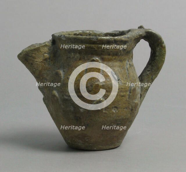 Pitcher, European, 1400-1600. Creator: Unknown.